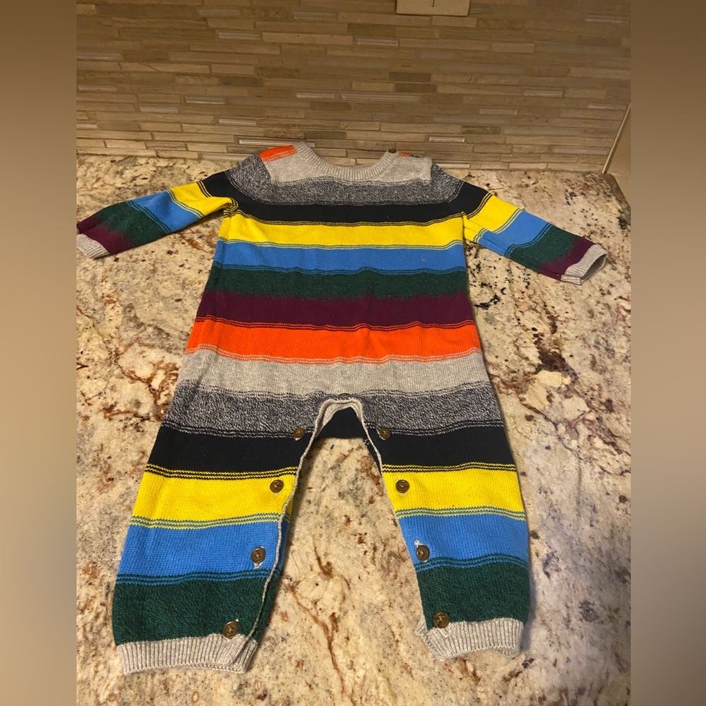 GAP Multicolor Striped Kids Footie
